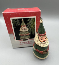 Hallmark Keepsake Ornament Kringle Tree Ceramic Santa Claus 1988 3.75 inches - £8.66 GBP