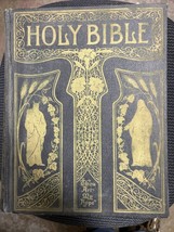 Vintage Holman Large Holy Bible 20th Century Edition 1930&#39;s 1940&#39;s Antique Book - £151.35 GBP