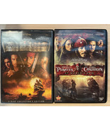 Disney 2 DVD Lot: Pirates of the Caribbean Black Pearl and At Worlds End - $6.00