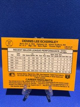 Dennis Eckersley 67 1989 Donruss Baseball Card - £7.78 GBP