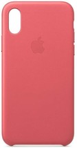 OEM Apple Leather Case (for iPhone Xs) - Peony Pink MTEU2ZM/A - £12.68 GBP