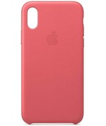 OEM Apple Leather Case (for iPhone Xs) - Peony Pink MTEU2ZM/A - £12.71 GBP