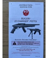 2015 RUGER 22 CHARGER PISTOL OWNERS MANUAL - $234.01 MXN