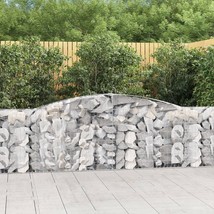  Gabion Basket Set of 3 Silver Galvanized Iron Large Durable - $1,049.49