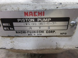 NACHI HYDRAULIC OIL PUMP PVS-OB-8N1-U-30 PVS-0B-8N1-U-30 - $557.24