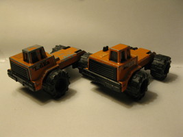 lot of 2 1982 Tonka Orange Construction vehicles - £3.90 GBP