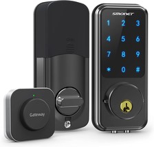 New SMONET Smart Deadbolt WiFi Digital Door Lock Keyless Entry Electronic Keypad - £93.61 GBP