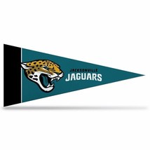 Jacksonville Jaguars NFL Felt Mini Pennant 4&quot; x 9&quot; Banner Flag Souvenir NEW - £2.88 GBP