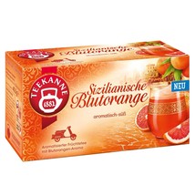 Teekanne Sicilian Blood Orange Fruit Tea Free Us SHIPPING- Damaged - £6.97 GBP