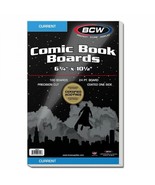 3 packs of 100 (300) BCW Acid Free 6 3/4&quot; x 10 1/2&quot; Current Comic Backin... - £42.48 GBP