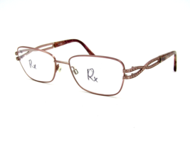bebe BB5173 Women&#39;s Metal Eyeglasses Frame, 770 Rose Gold. 55-17-140 #09L - £27.65 GBP