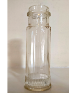 c 1930s HJ Heinz Co Bottle Art Deco embossed H450  Vintage Condiment Jar... - £14.15 GBP