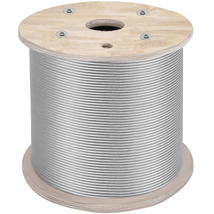 VEVOR T304 Steel Cable 1/4"x200 FT 7 x 19 Strands for Deck Railing System - $69.99