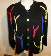 Vintage Bonnie and  Bill by Holly Cardigan Sweater Size L - $19.80