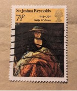 Great Britain Paintings Sir Joshua Reynolds 1973  7½ pence Nelly O&#39;Brien... - $3.00 CAD