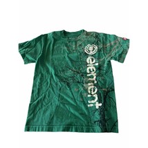 Element VTG Boys Medium Green Short Sleeve Cotton Graphic Print Tee Shirt - $7.92