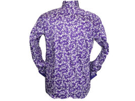 Men Shirt J.Valintin Turkey-Usa 100% Egyption Cotton Axxess Style 1593-06 Purple image 9
