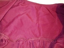 BURGUNDY GRADUATION GOWN HALLOWEEN COSTUMES JUDGE ANGEL 48" CHEST 51" LE... - $11.87