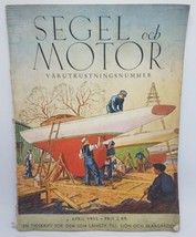 April 1935 Swedish Boating Magazine - SEGEL OCH MOTOR - &quot;Sail and Engine&quot; ADS - £44.03 GBP