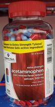 Member&#39;s Mark 500mg Ex Strength Acetaminophen Gelcaps Tylenol 400 ct Exp... - £14.59 GBP