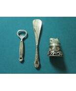 STERLING GEORG JENSEN OPENER -LIGHTER - OTHER STERLING SHOE HORN PICK 1 ... - $1,967.18 MXN+