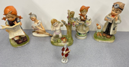 Vintage Mix Porcelain Figurines 6pc Lot - €7,31 EUR