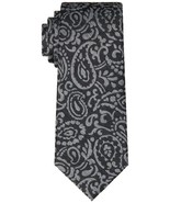 MSRP $70 Michael Kors Men&#39;s Classic Paisley Tie Charcoal Size OSFA - $23.38 CAD
