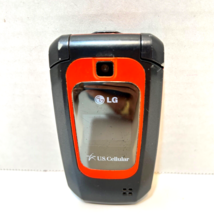 Rare Vintage LG UX310 Flip US Cellular Cell Phone Red and Black Not Tested - £12.93 GBP
