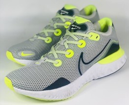 NEW Nike Renew Run Grey Black Volt Running Shoes CK6357-006 Men’s Size 9 - £94.95 GBP