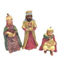 7 Piece Nativity Set Ornaments Hand painted Mary Joseph Jesus Wise Men Shepherd - £11.94 GBP