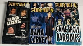 Saturday Night Live VHS Lot of 3 Farley, Sandler, Spade, Carvey, Rock Co... - £8.54 GBP