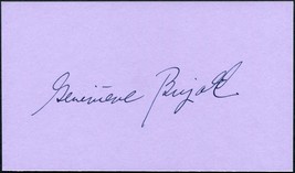 Genevieve Bujold Signed 3X5 Index Card Anne Boleyn Earthquake Obsession Coma - £27.00 GBP