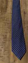 Mens Tie Pure Silk Handmade China Blue Silver Design 58&#39; - $11.40