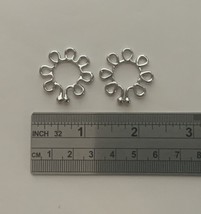 Sexy Non-Piercing Silver Nipple Ring Shield Clip On 1 Pair 1/2 Inch Opening - £11.11 GBP