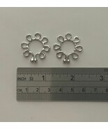 Sexy Non-Piercing Silver Nipple Ring Shield Clip On 1 Pair 1/2 Inch Opening - $265.60 MXN