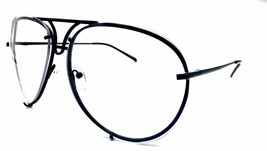 XL  &quot;Posche OVERSIZED Women Eyeglasses Clear Lens Aviator  Square Shadz - £10.24 GBP
