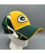 Green Bay Packers Stretchy Fitted Reebok Hat Yellow Green NFL - $9.89