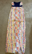 Bcbg generation Maxi Geometric Neon Colored Layered Sundress Dress Size Small - £18.66 GBP