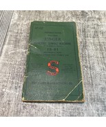 Genuine Vintage 1951 Singer 66-16 Sewing Machine Manual Damage - £5.99 GBP
