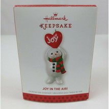 2013 Hallmark Keepsake Ornament Joy In The Air Snowman W/ Heart Limited Edition - £7.61 GBP