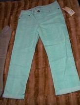 Girls Skinny J EAN S Pants Size 16 Green Cherokee - £13.50 GBP