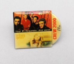 Mc Donalds Lapel Hat Crew Pin Nsync &amp; Britney Spears 2000 Your #1 Requests &amp; More - £7.87 GBP