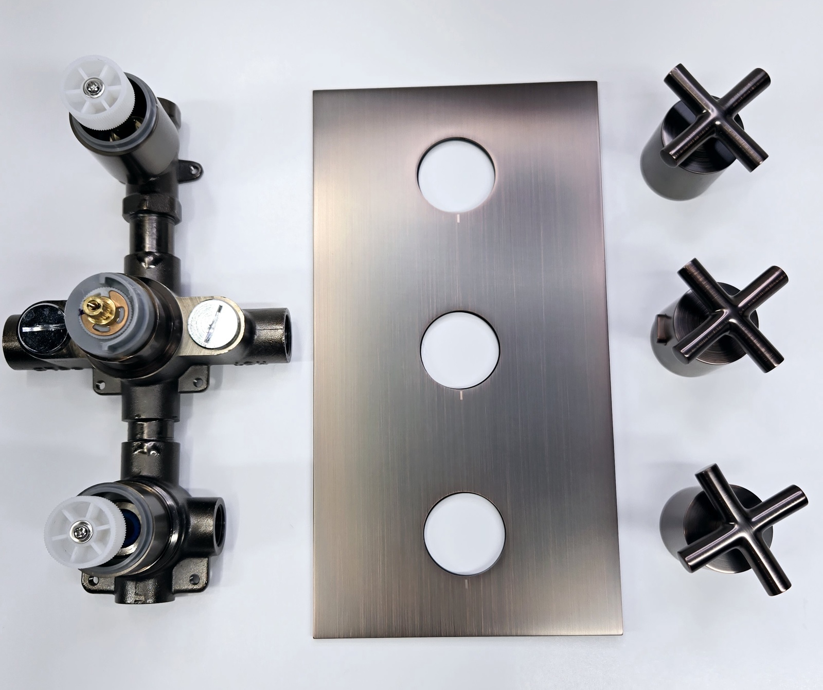 Signature Hardware 421528 4-Way Thermostatic Valve - Oil Rubbed Bronze *... - $308.90