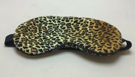 Leopard Cheetah Sleep Eye Mask Adjustable Elastic Band Spa Blindfold Soft - £9.55 GBP