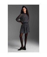 New Anthropologie Kirsten Mini Dress by Velvet  $229 SMALL Navy - £50.63 GBP