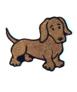 Dachshund Dog Patch Iron on No Name - $6.50
