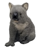 Koala Bear Figurine Royal Heritage Vintage Porcelain Bisque Gray 4.5&quot; Australia - £9.12 GBP