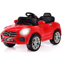 6V Kids Remote Control Battery Powered LED Lights Riding Car-Red - Color... - £133.97 GBP