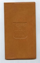 Cafe De Cluny Glacier Menu Saint Michel Saint Germain Paris France 1984 - £30.03 GBP