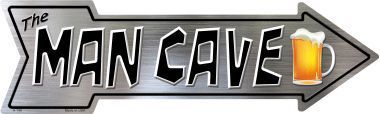 The Man Cave Novelty Metal Arrow Sign A-146 - $21.99